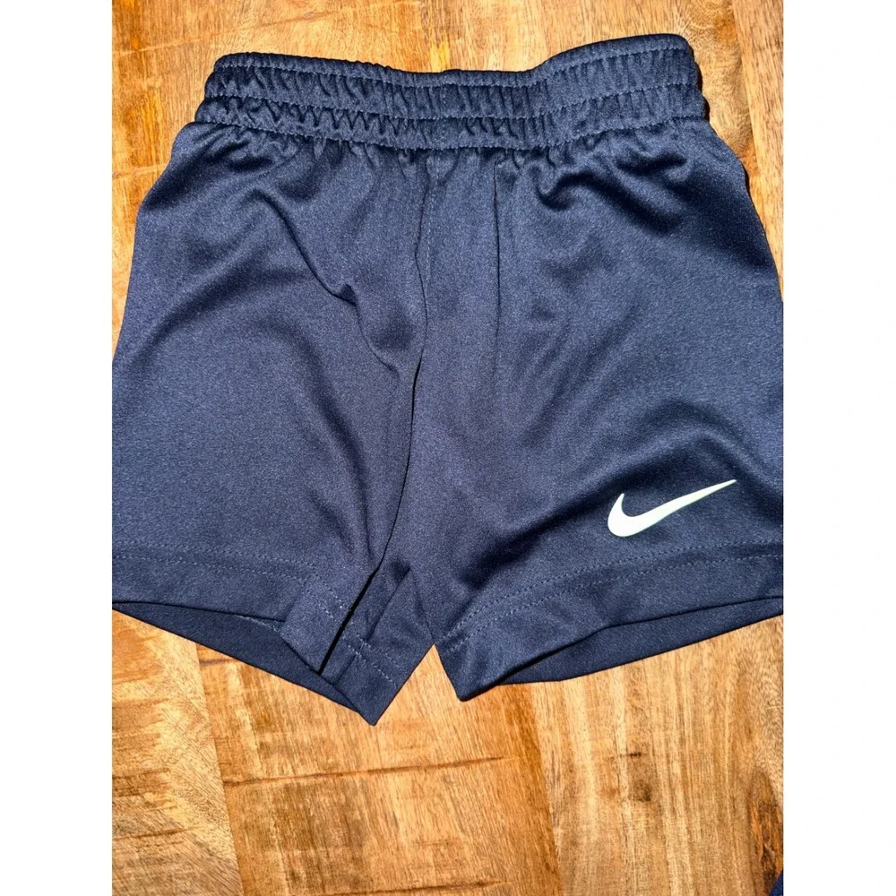Nike Under Armour Boys Shorts Bundle 4pc Navy Blue Camo Dri-FIT Size 2T